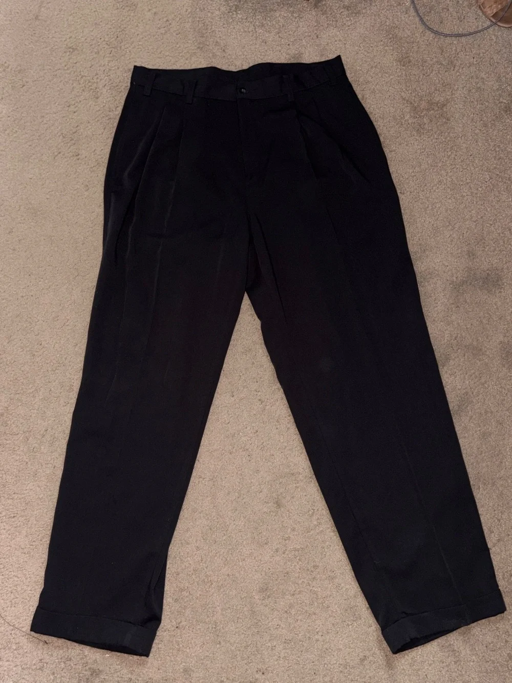 Pendleton Black Men's Pleated Dress Pants